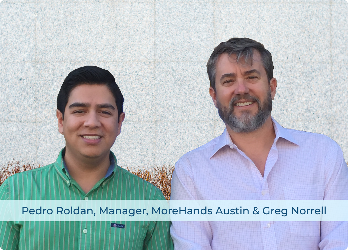 MoreHands Pedro, Joaquin, and Greg Norrell Managers MoreHands Best Maid Service in Austin